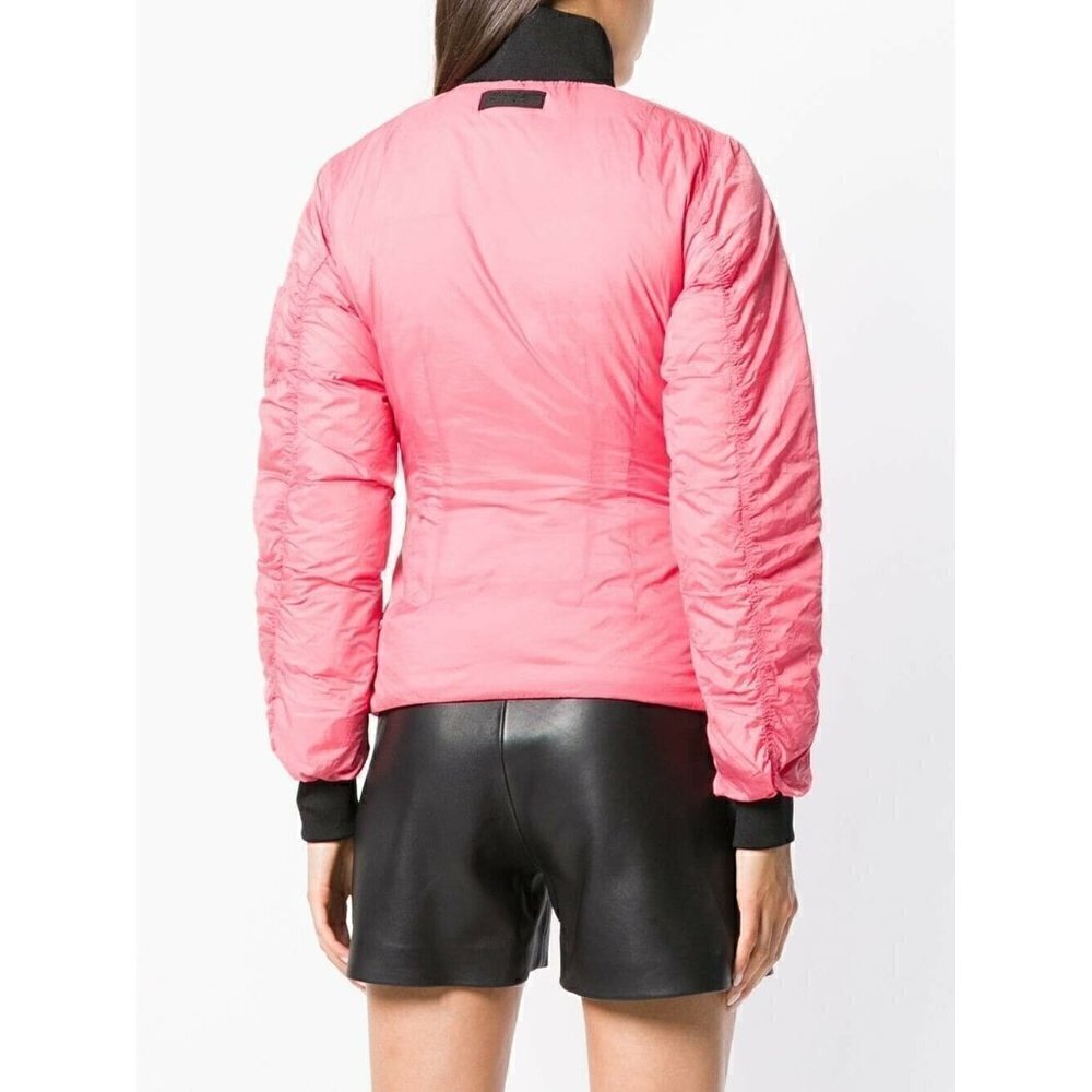 Diesel W-BLANKYT GIACCA Pink Nylon Puffer Jacket S - Picture 2 of 12
